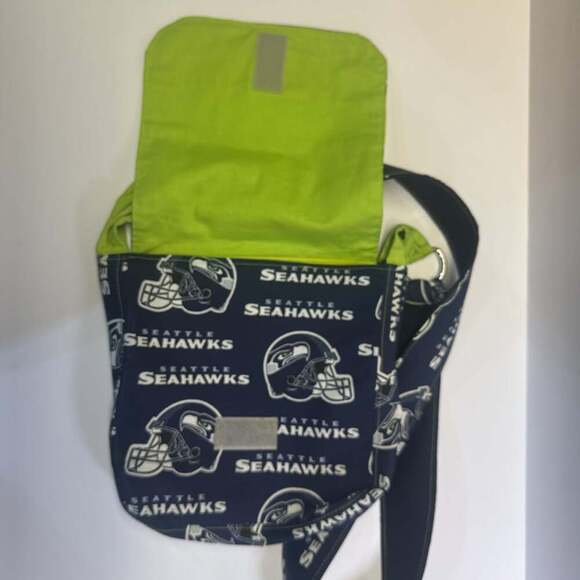Seattle Seahawks Crossbody Bag - Carry Your Fandom in Style   #A4 - Picture 4 of 4